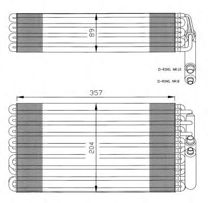 Parownik klimatyzacji Mercedes A1408302158 cena, od 114,62 USD