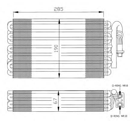 Parownik klimatyzacji do BMW 3 (E30)