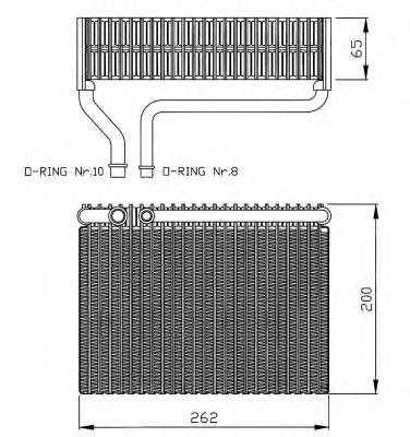 Parownik klimatyzacji 36099 NRF