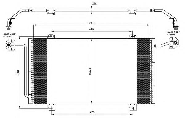 Chłodnica klimatyzacji NRF 35908 cena, od 106,07 USD