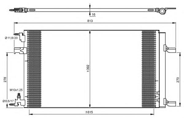 FP 52 K432-KY Koyorad chłodnica klimatyzacji