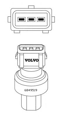 Czujnik ciśnienia bezwzględnego klimatyzacji Volvo V70 1 (LV)