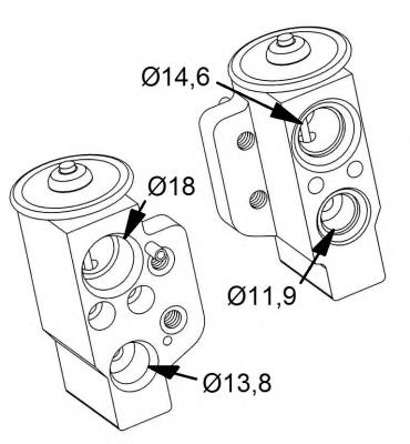 F032260212ZAN Cargo zawór termostatyczny klimatyzacji