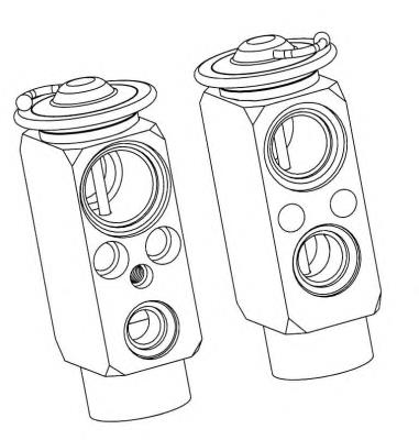 Zawór termostatyczny klimatyzacji NRF 38399
