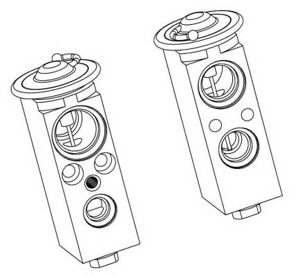 1618067 Opel zawór termostatyczny klimatyzacji