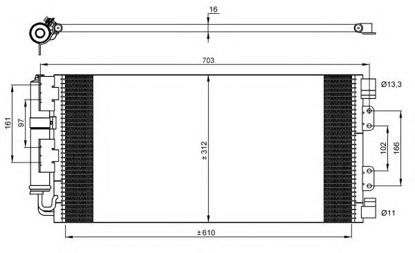 Chłodnica klimatyzacji NRF 35548 cena, od 96,86 USD