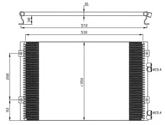 Chłodnica klimatyzacji NRF 35608 cena, od 78,69 USD