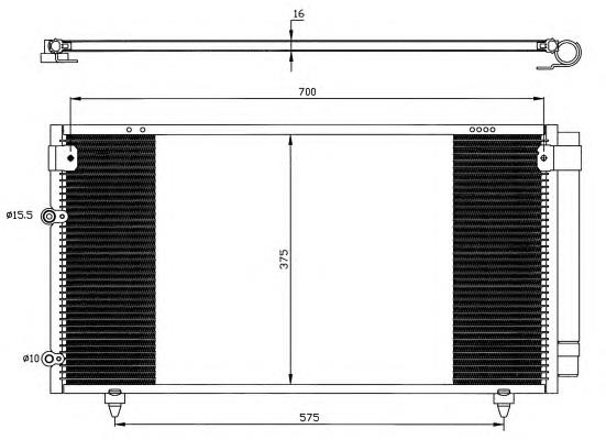 Chłodnica klimatyzacji NRF 35518 cena, od 106,93 USD