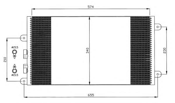 Chłodnica klimatyzacji Fiat/Alfa/Lancia 46768973 cena, od 76,73 USD