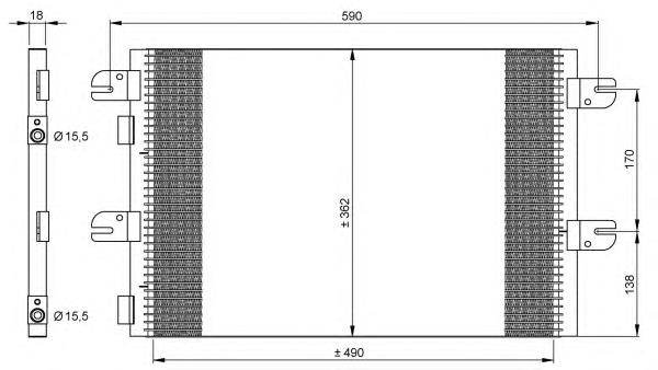Chłodnica klimatyzacji NRF 35792 cena, od 112,03 USD