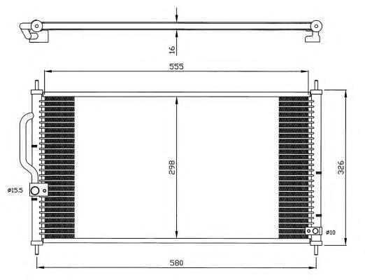 Chłodnica klimatyzacji NRF 35627 cena, od 71,51 USD