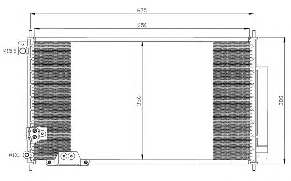 Chłodnica klimatyzacji NRF 35740 cena, od 110,26 USD