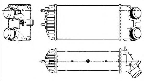 Chłodnica intercoolera NRF 30278