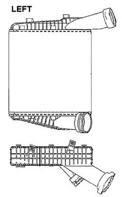 Chłodnica intercoolera NRF 30286