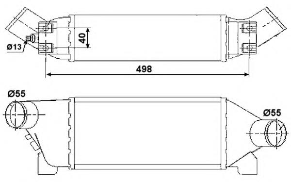 2C119L440BB Ford Chłodnica intercoolera