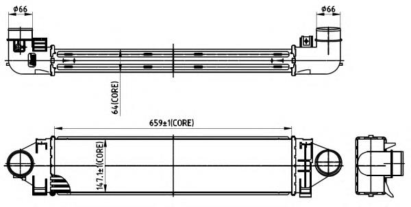 1748796 Ford chłodnica intercoolera