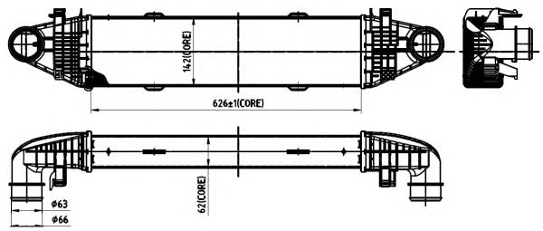 30315 NRF Chłodnica intercoolera