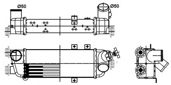 6039515 Hyundai/Kia Chłodnica intercoolera