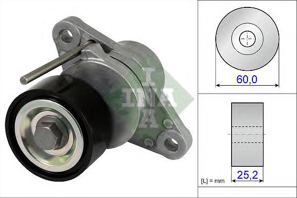 Napinacz paska napędowego Renault (RVI) 117502781R cena, od 15,01 USD