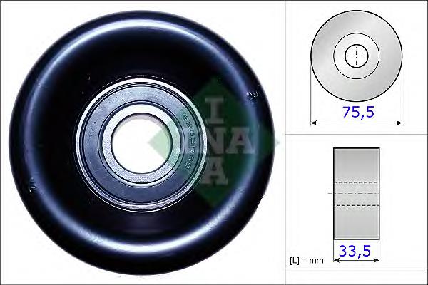 Rolka prowadząca, kierunkowa paska napędowego Honda 31180PNA003 cena, od 22,16 USD