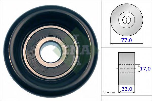 Rolka napinacza paska napędowego S252864A000 Hyundai/Kia