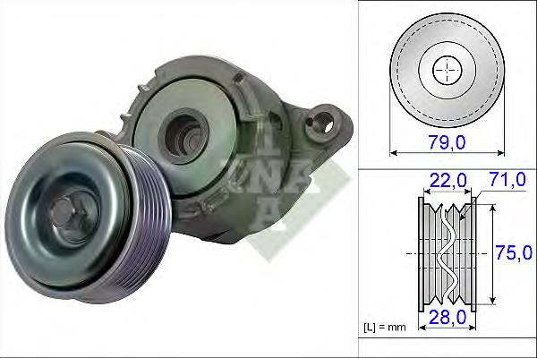 Napinacz paska napędowego Mazda Z60115980C cena, od 42,03 USD