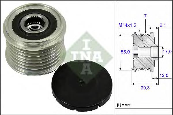 Koło pasowe alternatora Suzuki Grand Vitara