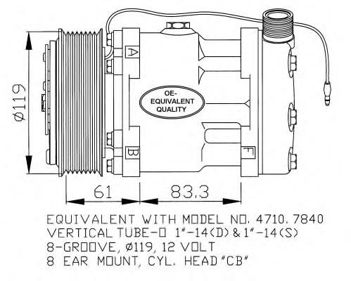 Do koszyka Sprężarka klimatyzacji Renault 25  B29