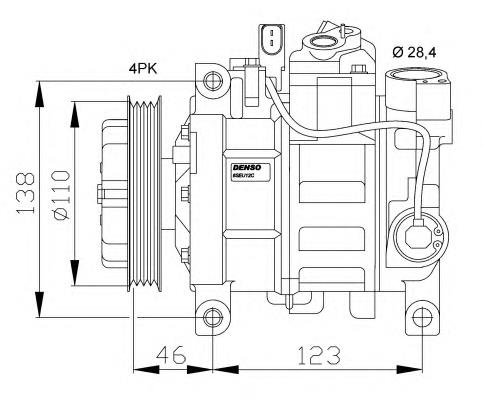 Sprężarka klimatyzacji Audi A4 B6 (8E2)