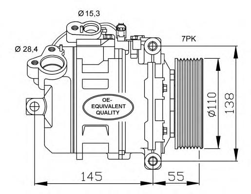 6956719 BMW sprężarka klimatyzacji