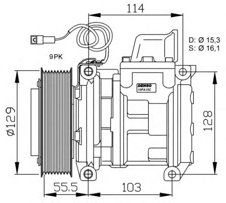 Sprężarka klimatyzacji Mercedes 5412301011 cena, od 357,95 USD