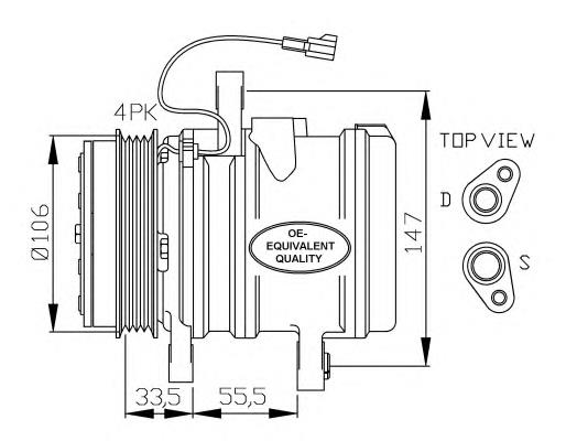 Do koszyka ACP1241000P Mahle Original Sprężarka klimatyzacji