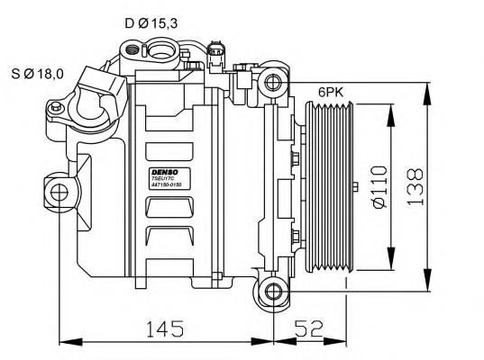 Sprężarka klimatyzacji do BMW 5 (E60)