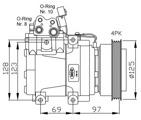 Sprężarka klimatyzacji Teamec 8623325 cena, od 160,17 USD