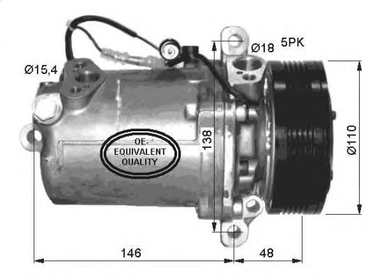 Sprężarka klimatyzacji NRF 32414