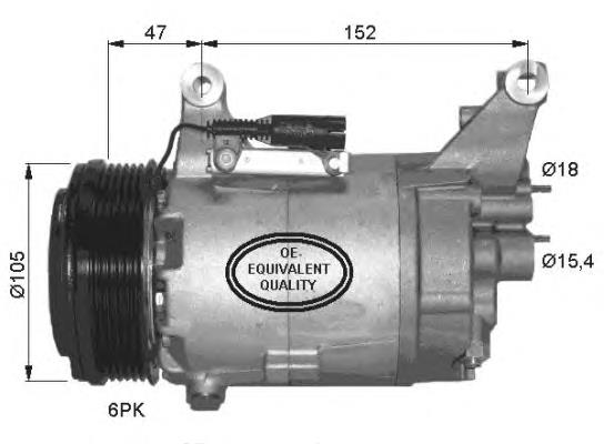 Sprężarka klimatyzacji 32409 NRF