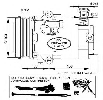 ACP1130000S Mahle Original Sprężarka klimatyzacji