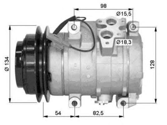 Sprężarka klimatyzacji 32458 NRF