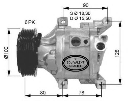 Sprężarka klimatyzacji Fiat/Alfa/Lancia 5A7975600 cena, od 107,26 USD