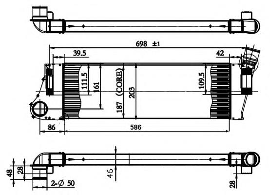 30899 NRF Chłodnica intercoolera