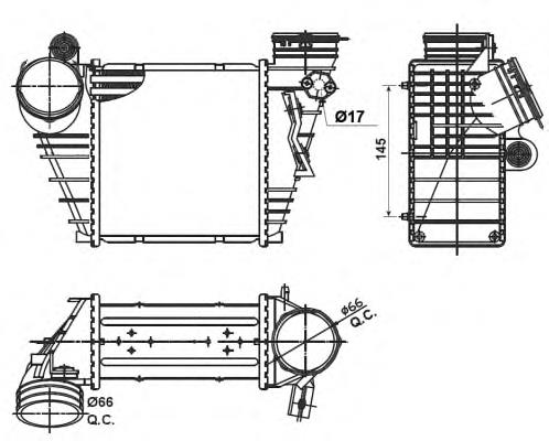 CI299000S Mahle Original Chłodnica intercoolera