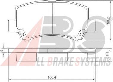 Do koszyka 5581075F10000 Suzuki Klocki hamulcowe przednie tarczowe