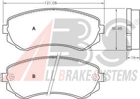 Klocki hamulcowe przednie tarczowe 44060VC090 Nissan/Infiniti