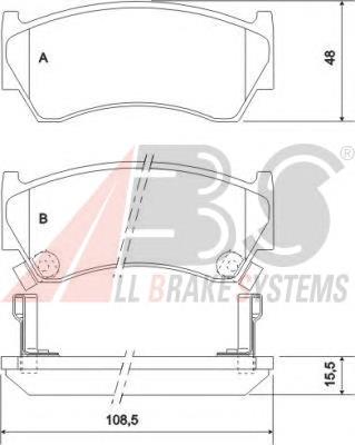 Klocki hamulcowe przednie tarczowe D106M25Y90 Nissan/Infiniti