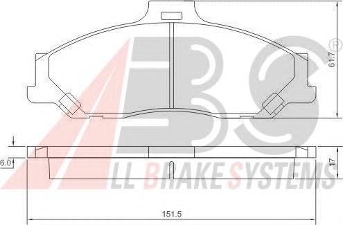 Klocki hamulcowe przednie tarczowe 4509526 Ford