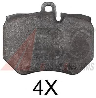Klocki hamulcowe przednie tarczowe VAG 4L0698151B cena, od 53,78 USD