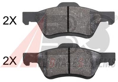 5U2Z2V001M Ford Klocki hamulcowe przednie tarczowe