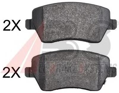 Klocki hamulcowe przednie tarczowe D10601HA7B Nissan/Infiniti