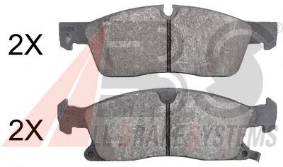 Klocki hamulcowe przednie tarczowe Chrysler 68052370AE cena, od 30,85 USD