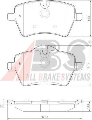 Do koszyka 34119808705 BMW Klocki hamulcowe przednie tarczowe